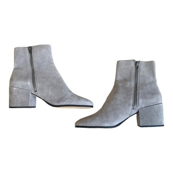 Dolce Vita | Maude Zippered Boots Ankle Mid Heel Boot Booties 9 - Picture 5 of 11